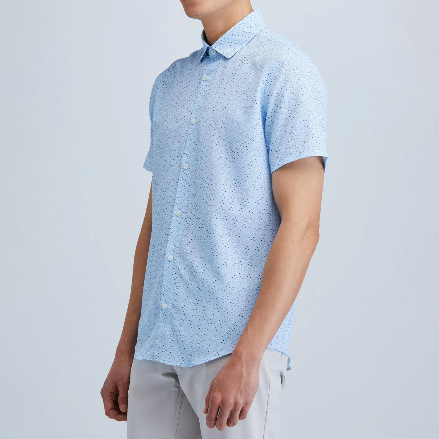 Phoenix Short Sleeve Shirt // Blue Paisley