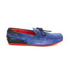 Tod's // Loafers // Blue + Multicolor