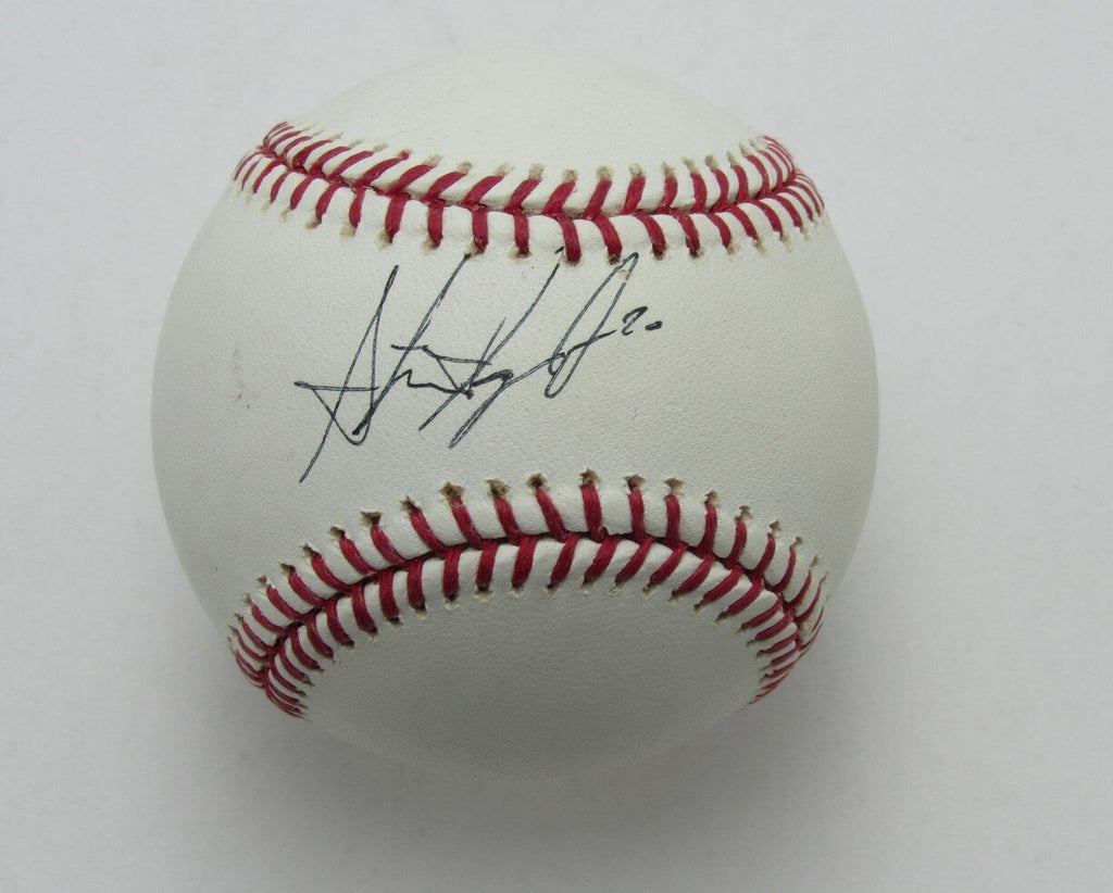 Steven Souza Jr. Autographed Rawlings OML Baseball Tampa Bay Rays