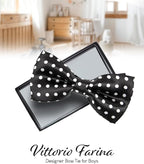 Vittorio Farina Boy's Design Satin Bow Tie