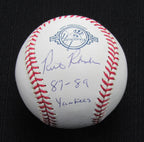 Rick Rhoden Signed/Auto Yankees 100th OML Baseball JSA Inscr  186921