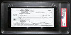 Johnny Unitas Signed 6/1/02 Check PSA/DNA MINT 9 188662