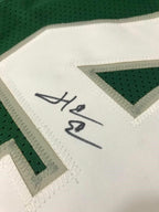 Herm Edwards Eagles Autographed/Signed Custom Jersey JSA 130863