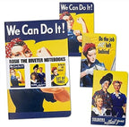 3PK Rosie the Riveter Notebook Journals School Kitchen Note Pads - Archie McPhee