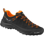 Salewa Wildfire Leather Mens Trail Shoe Black and Fluo Orange 85