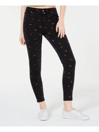 Tinseltown Juniors' Graphic-Print Skinny Jeans Black Size 3