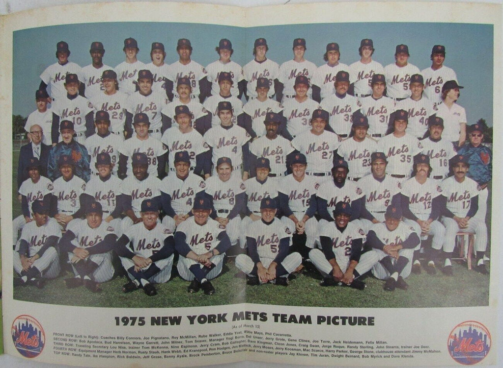 1975 New York Mets Official Year Book 148950