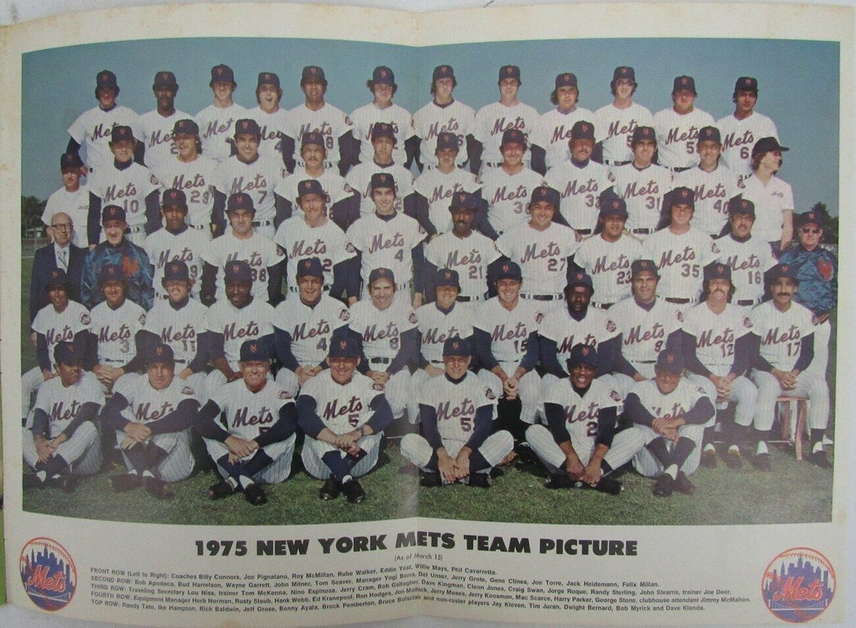 1975 New York Mets Official Year Book 148950