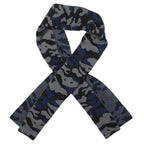 Steve Madden Mens Camo Winter Scarf Navy O/S