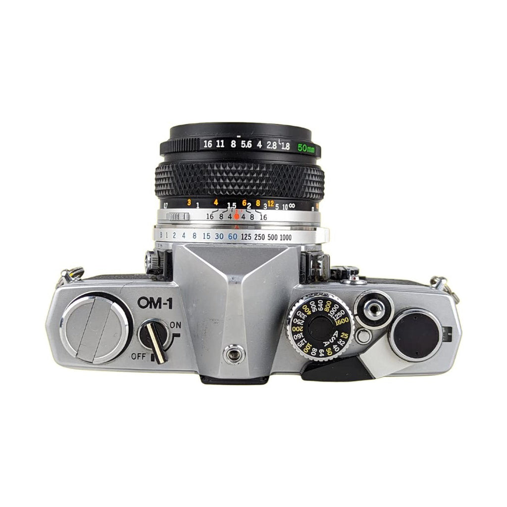 Olympus OM-1 35mm SLR Film Camera Compact, All-Manual Classic w/ Kit Lens