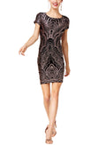 Jump Apparel Womens Juniors Printed Party T-Shirt Dress Black S