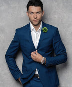 Polka Dot Flower Lapel Pin