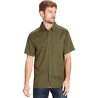 Tharu Voyage Men's Short Sleeve Shirt in Evergreen