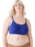 True & Co. Women's True Body Lift Scoop Adjustable Strap Bra, Laguna Blue