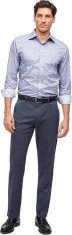 Bonobos Mens Stretch Weekday Warrior Slim Pants, Size: 36W x 30L, Color: Monday Steel Blue Yarn Dye