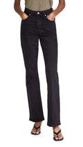 Levi's Women's Ribcage Boot Jeans, Black Bayou