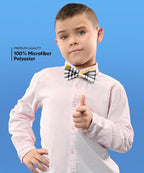 Vittorio Farina Boy's Design Satin Bow Tie