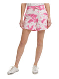DKNY Jeans Womens Terry Tie-Dye Casual Shorts Pink XL