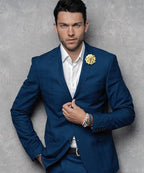 Polka Dot Flower Lapel Pin