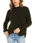 Madewell Women's Ashbury Mockneck Sweater True Black XS (Women's 00-0) One Size