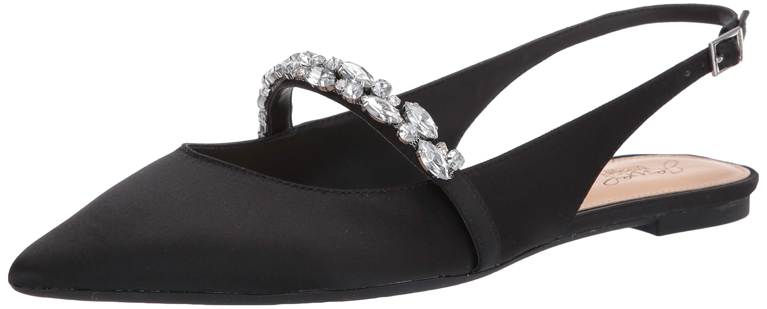 Jewel Badgley Mischka Bambi Pointed Toe Sling Back