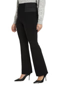 ELOQUII Women's Plus Size Miracle Flawless Flare Leg Pant - 16, Totally Black
