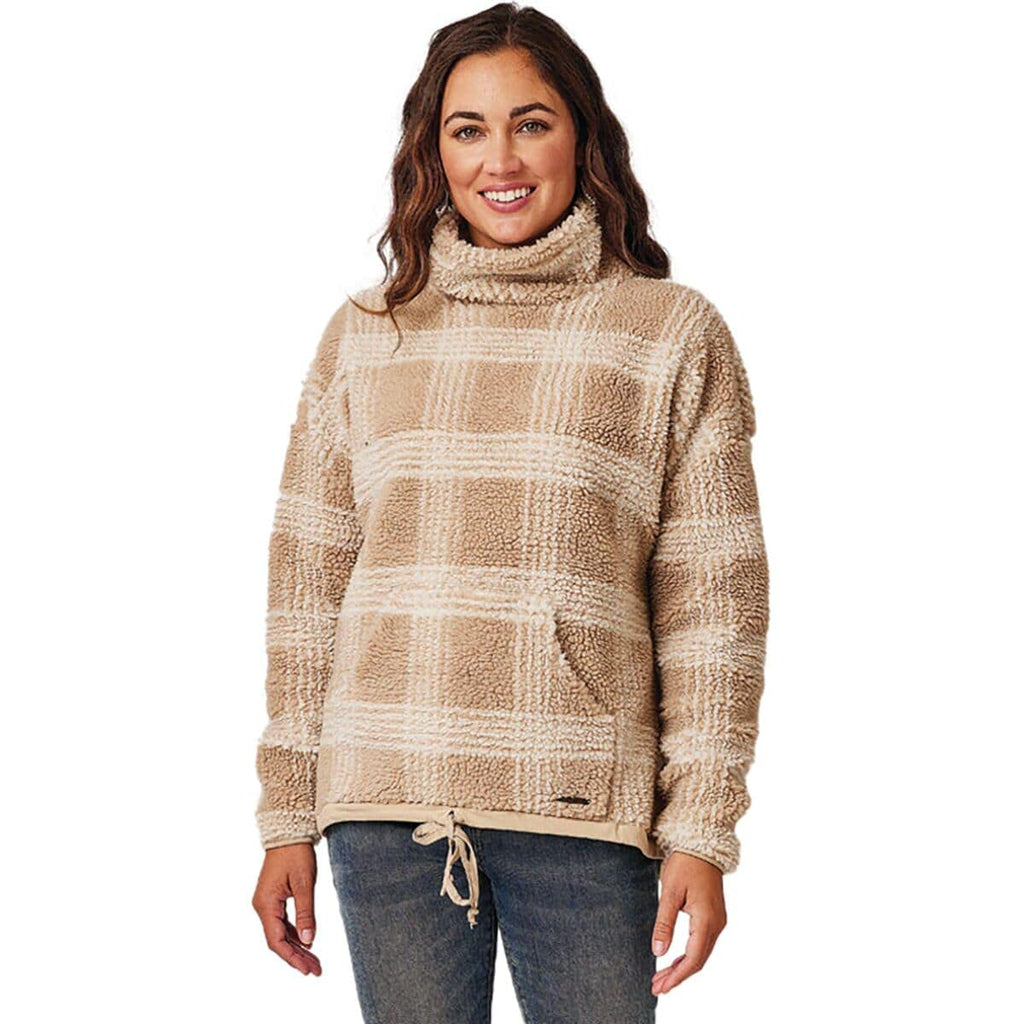 Carve Designs Women's Roley Jacquard Cowl Neck Top