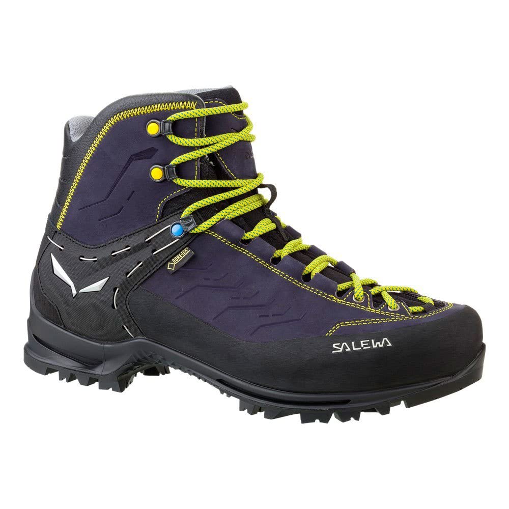 Salewa Mens MS Rapace Gore Tex High Rise Hiking Shoes Blue Night Black 9 US