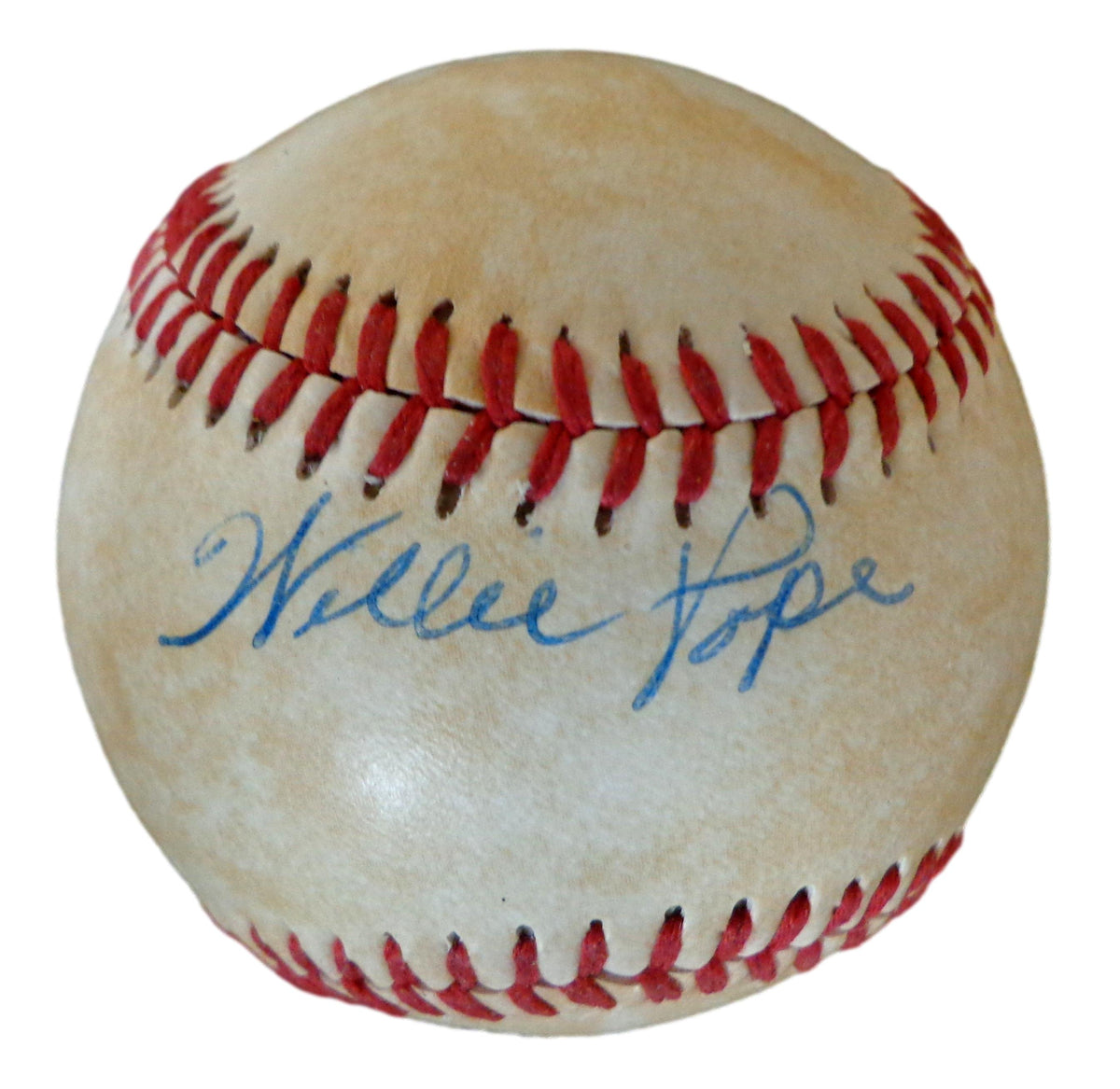 Willie Pope Autographed Baseball Negro League Baseball Grays JSA 179597