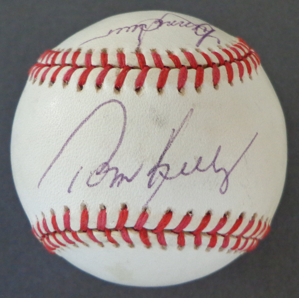 Minnesota Twins Multi-Autographed by (4) Tom Kelley OAL Baseball 155674