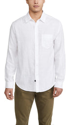 Rails Men's Wyatt Shirt, White, XXL