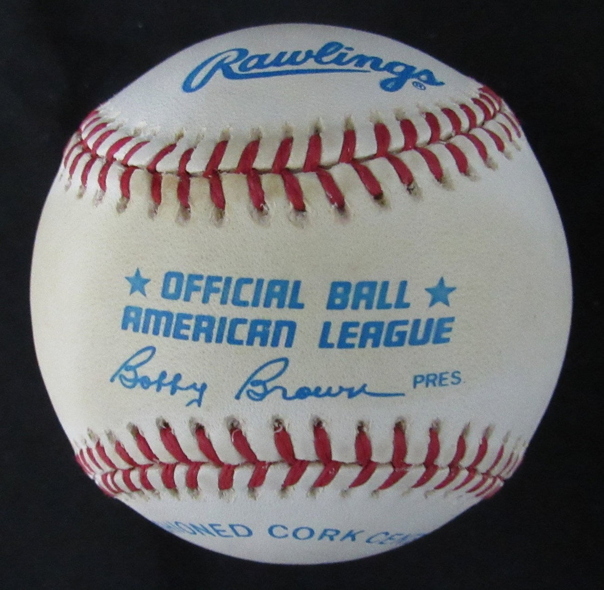 Jim Mann Autographed OML Baseball Houston Astros 179492