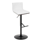 Mason - Contemporary Adjustable Barstool With Swivel (Set of 2)