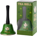 RING FOR TEA Metal Hand Bell - Fancy Kitchen Bar Pub Office Desk Room ~NEW!