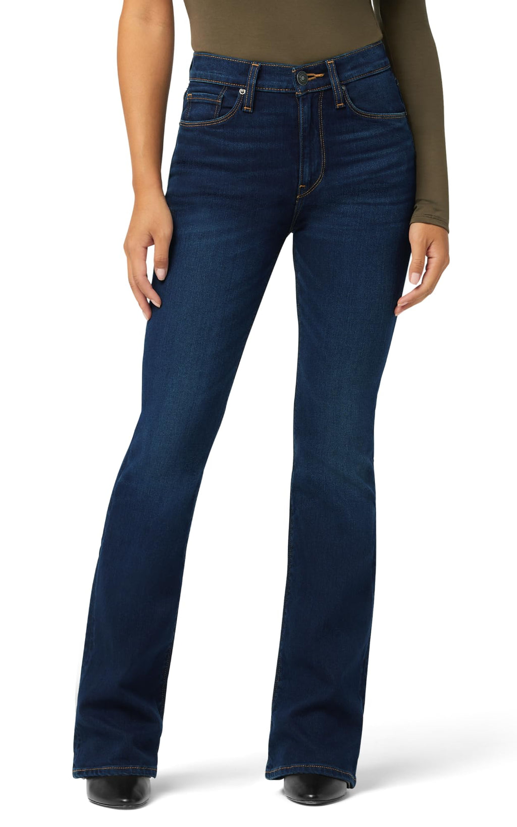 Hudson Jeans Women’s Barbara High-Rise Petite Bootcut Jeans, 29, Requiem