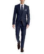 Calvin Klein Men's Slim Fit Suit Separates | Wool Jacket & Pants for Customized Sizing | Tailored Mens Suit with Notched Lapel, Button Closure & Welt Pockets | Versatile Suits for Men