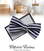 Vittorio Farina Boy's Design Satin Bow Tie