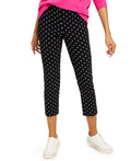 Charter Club Womens Capri TummyControl Skinny Pants Black Size 16