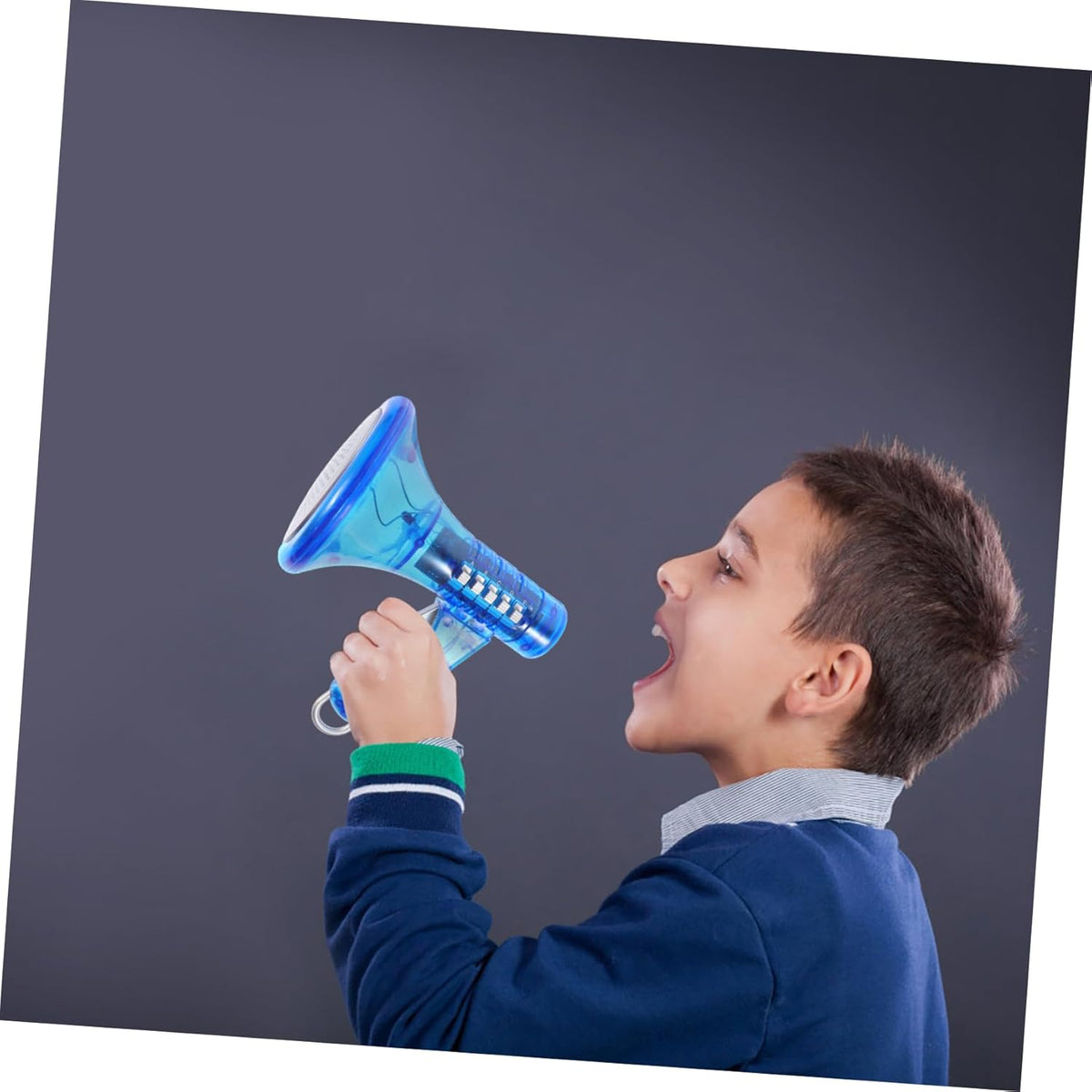 Voice Changer Megaphone Toy – 10 Funny Sound Effects Bullhorn Mic – Kids & Adult