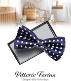 Vittorio Farina Boy's Design Satin Bow Tie