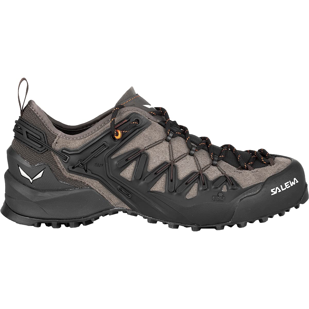 Salewa Mens Wildfire Edge Hiking Shoes Wallnut Fluo Orange Size 8.5