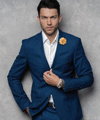 Polka Dot Flower Lapel Pin