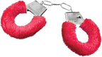 Red Furry Handcuffs - Sexy Adult Valentine Gift - Lock up your lover!