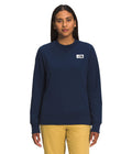 The North Face Heritage Patch Crew Neck Sweatshirt - Summit Navy