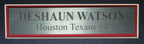 Deshaun Watson Signed Texans Blue Football Jersey w/ Pictures Framed JSA 156793