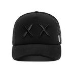 Cult's Mesh Back Trucker "XX" in Black