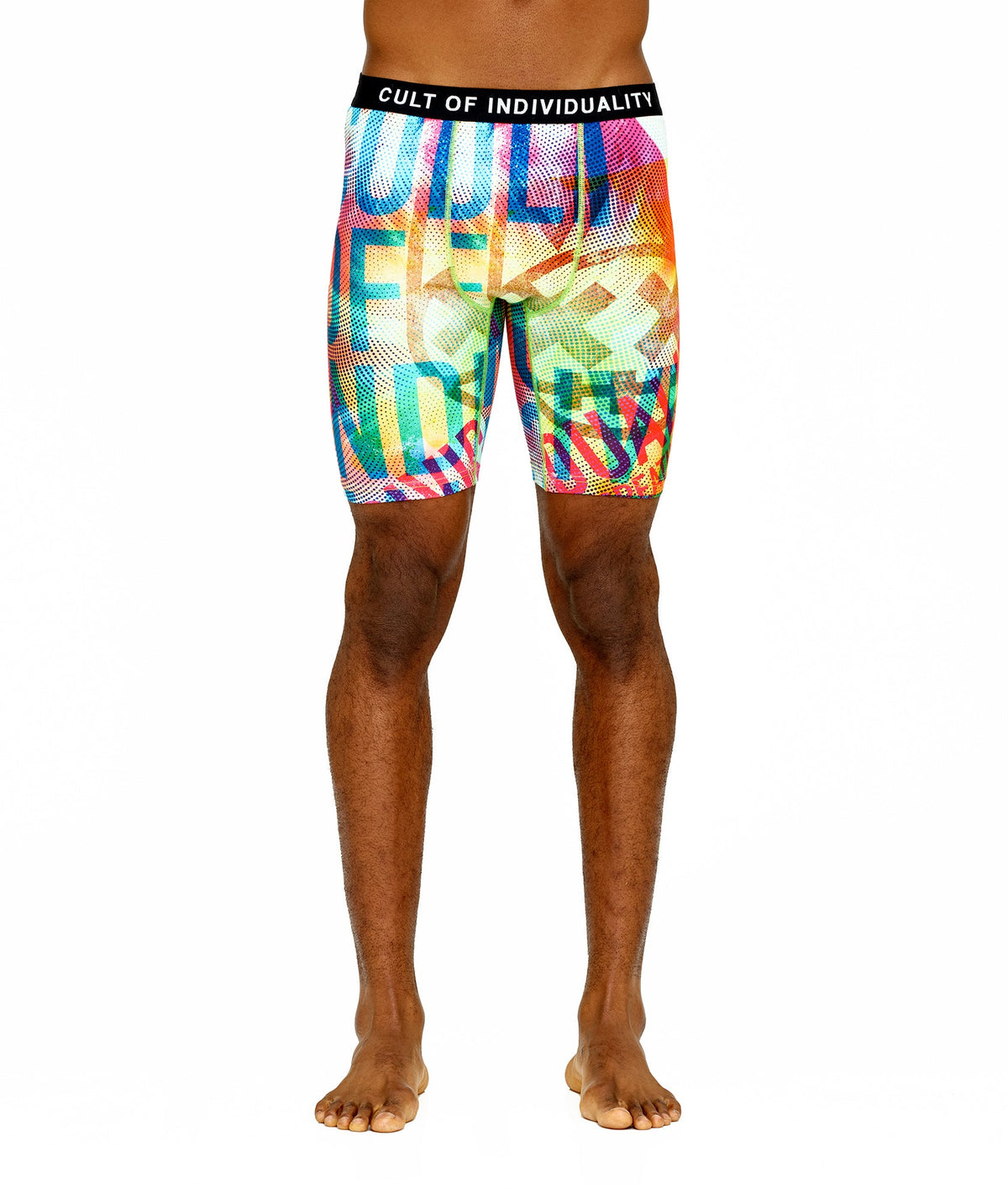 CULT BRIEFS  2 PACK "PARADISE" PRINT/SURF BLUE SOLID