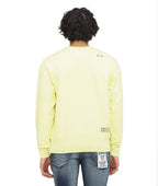 NOVELTY CREW NECK FLEECE IN LEMON