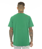 T-SHIRT SHORT SLEEVE CREW NECK TEE "S&D & ROCK N ROLL" IN KELLY GREEN
