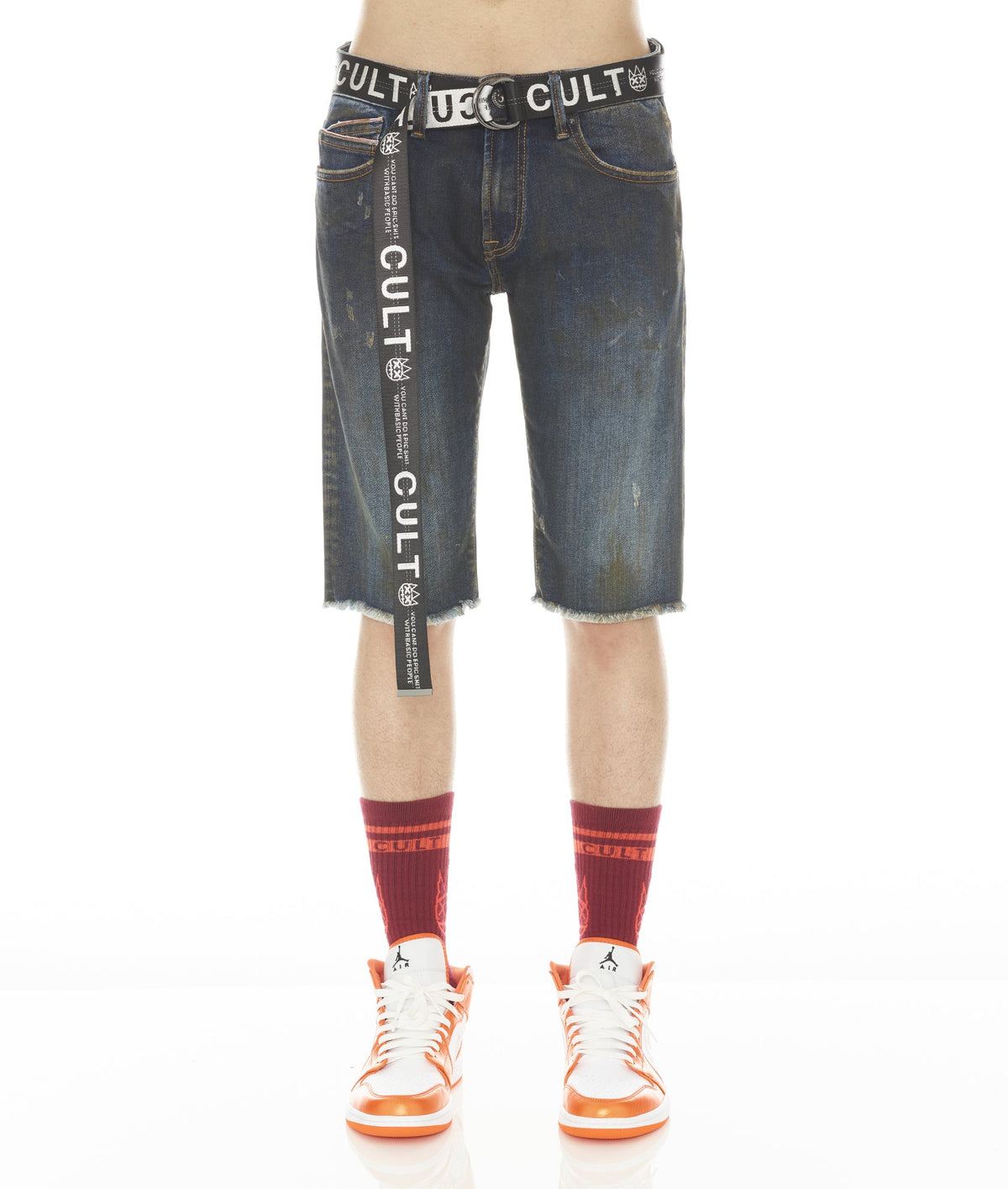 ROCKER MENS SHORT STRETCH w/ BELT IN TIDAL